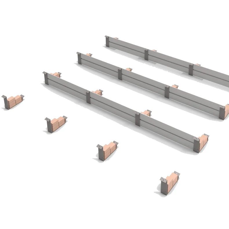solar panel roof mount system Z ballast bracket flat roof mounting system
