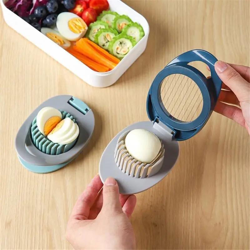 Practical Kitchen Gadgets Stainless Steel Wire Egg Cutter Egg Slicer Dicer for Boiled Eggs Strawberry Soft Fruit