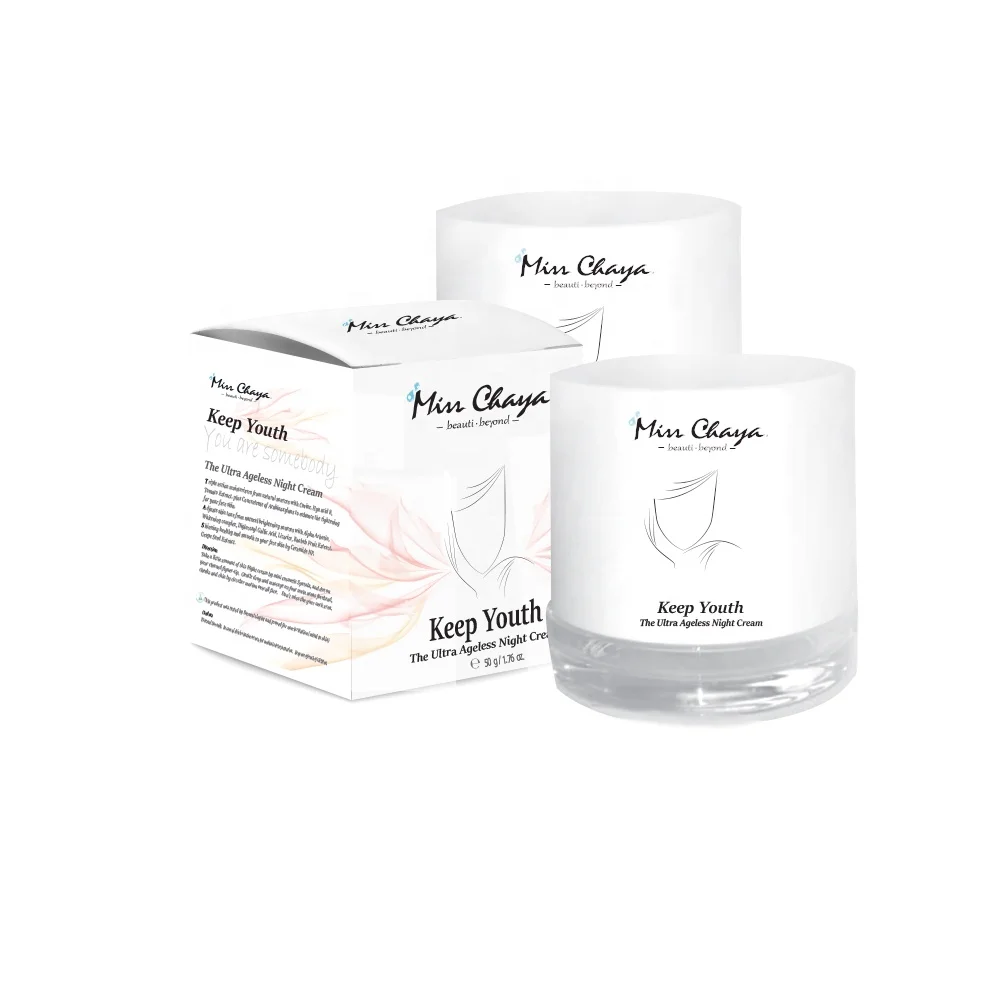 
MISS CHAYA Ageless Night Cream Keep Youth Adults Female Regular Size Safe and Trusted OBM (original Brand Manufacturing) 