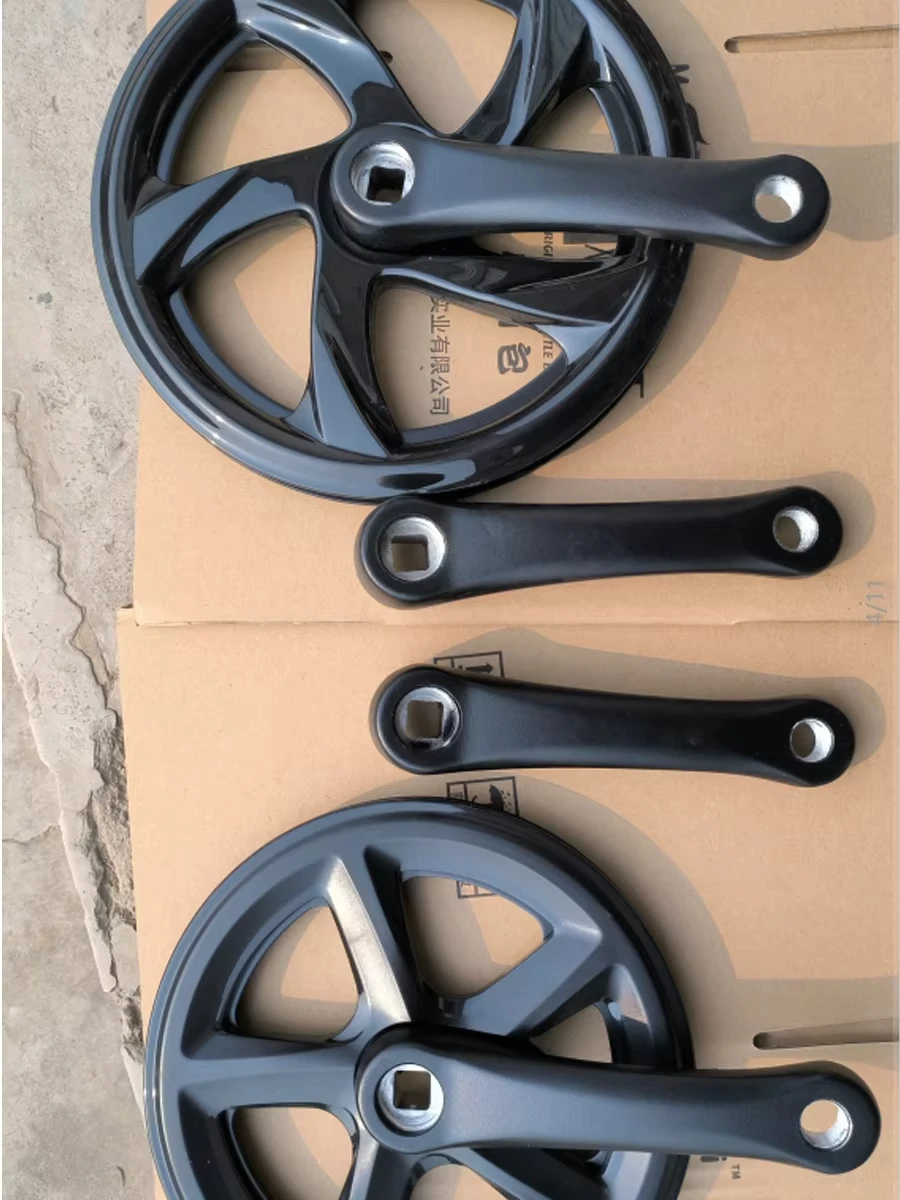 Nylon Cover Protect Kids Bike Chain Wheel Black Crank Double Chainring 2x11Speed Road Bike Chainwheel