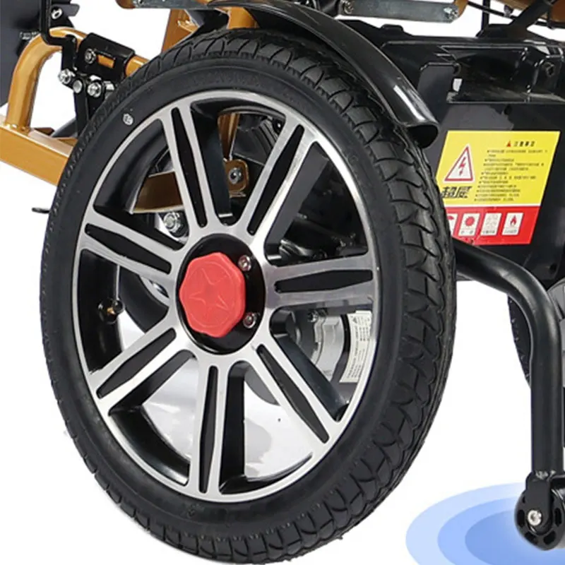 Power Foldable Back Electric Folding wheelchair bed Aluminum Alloy wheelchair bed wheel for Rehabilitation Equipment