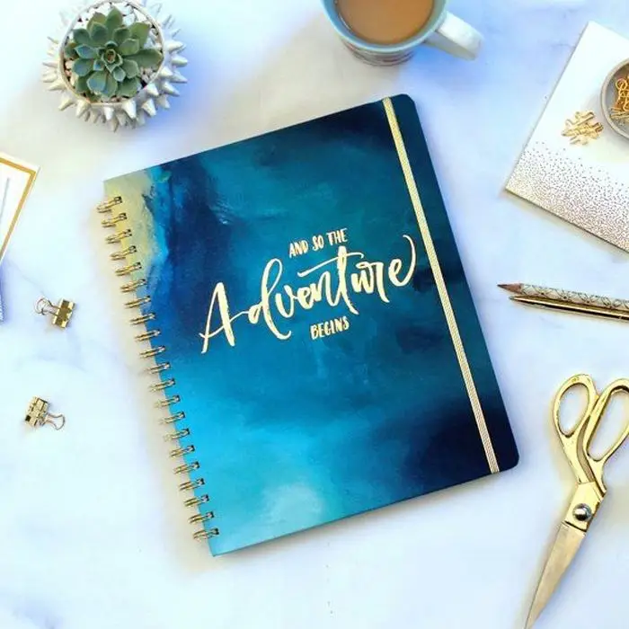 Сублимационный спиральный блокнот a5 на заказ, Обложка из ПУ кожи, блокнот из ткани для канцелярских принадлежностей jingu