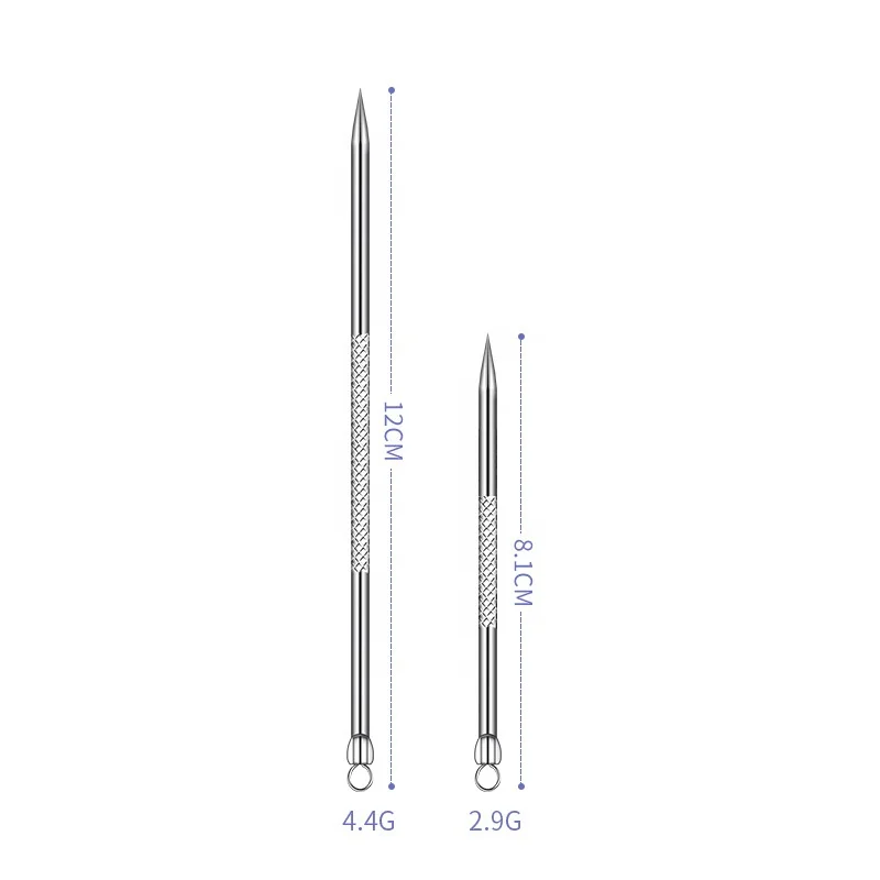 High Quality Acne Needle Sets Face Skin Care Acne Blackhead Removal Needles Kit Stainless Steel Pimple Extractor
