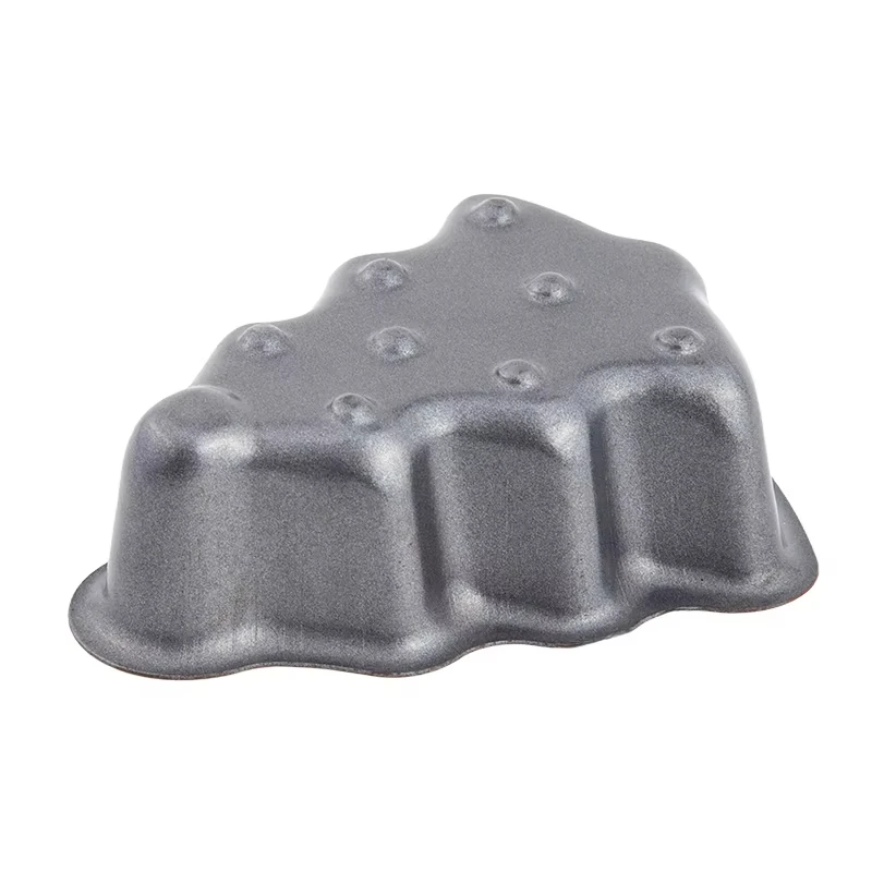 Xinze Custom Christmas Tree Mini Cake Pan Non-Stick Coating Heat Resistant And Beautiful Carbon Steel Cake Pans