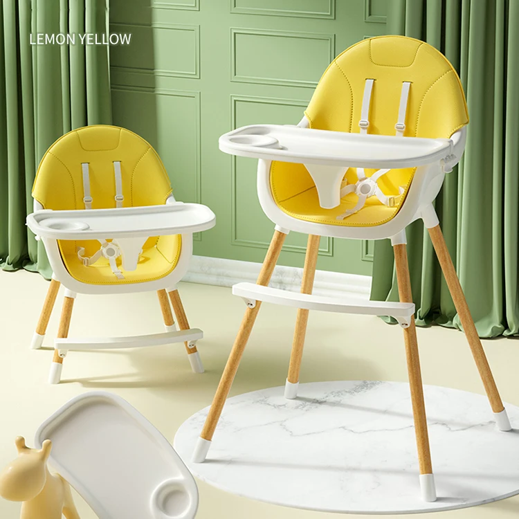 2021 Multifunction Portable 2 In 1 Colour Babies High Chair Baby Chairs Plastic Baby Feeding Chair