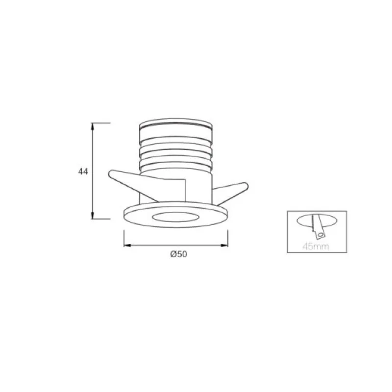 Mini cabinet led recessed downlight, cabinet recessed led light, 3W led downlight mini for kitchen cabinet and bedroom