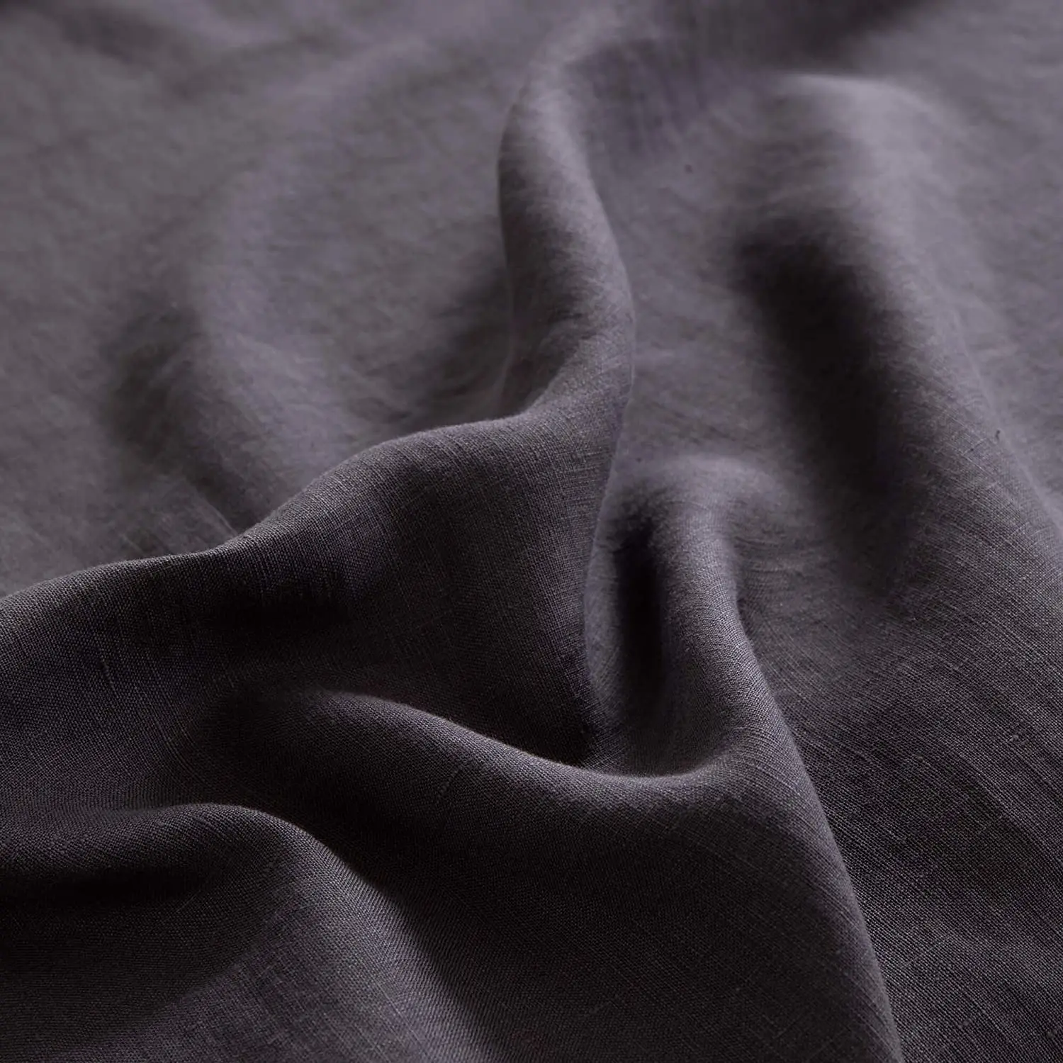 Pure and Natural Fiber 100% Hemp Solid Color 4pcs Quilt Cover Set Bedding Duvet Cover Set