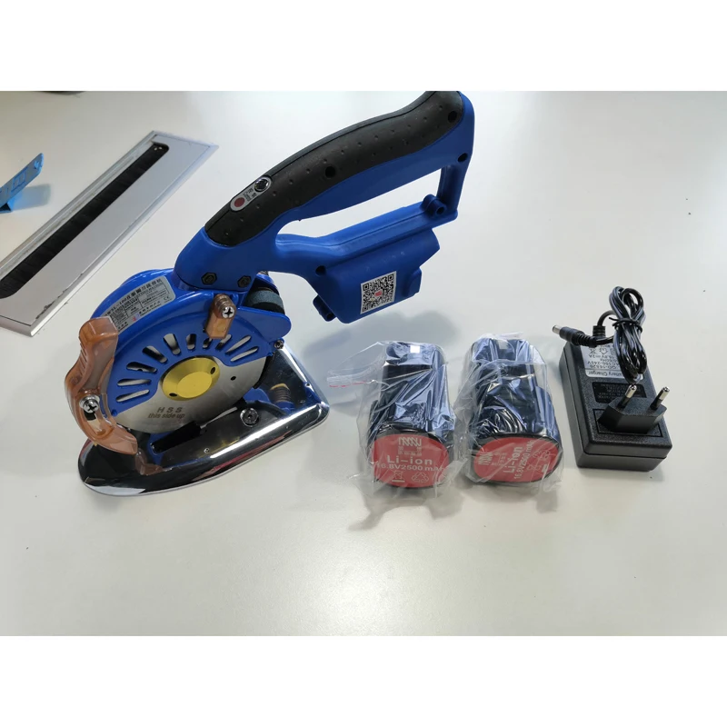 Industrial Electric Scissors Cutting Cloth Machine Silent Servo Direct Drive Electric Round Knife Cutting Machine