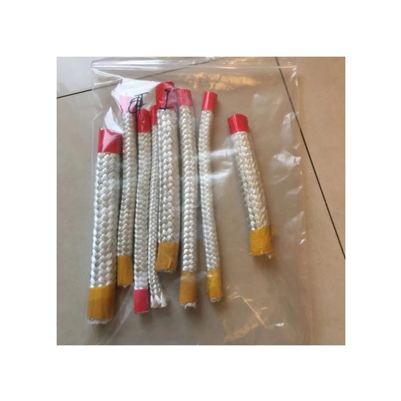 1260 F Heat insulation Braided fiberglass glass fiber rope for furnace boiler Sealing Use