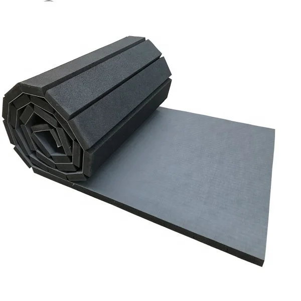 Smooth or Tatami Vinyl Surface Roll Out Mats Jujitsu Flexible Roll Up Martial Arts Mats