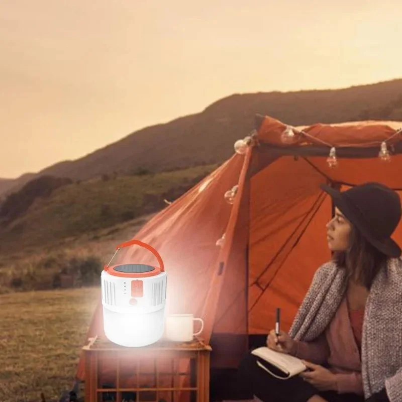 2024 Newest Fashion Portable Usb Rechargeable Led Lamps Camping Lanterns With Blue-tooth Speaker