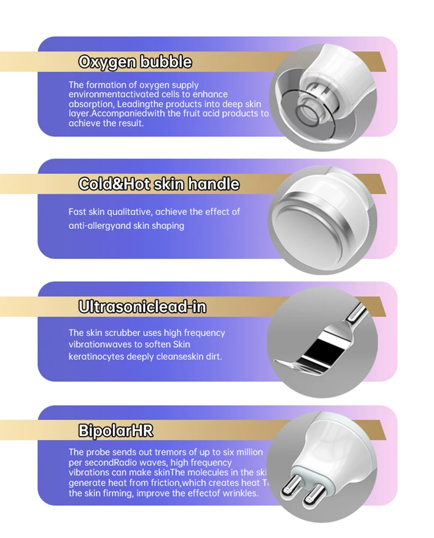 9 In 1 H2O2 Oxygen Jet Peel Beauty Salon Hydro Equip Face Care Microdermabrasion Skin Clean Whiten Bubble Facial Hydro Machine