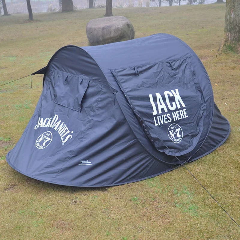 Amazon best seller 3-4 Person High Quality Outdoor Family Waterproof Luxury Camping Canvas Tent