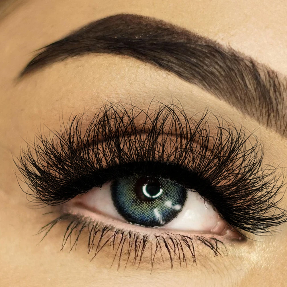 Yiernuo 25mm Dramatic Lashes Vendor Customized Boxes Packaging 5d Mink Eyelash High Quality Hot Fluffy Eyelashes