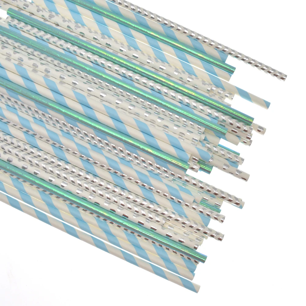 OEM 100% Full Brown Food Grade Paper Straw Daily Use Compostable Paper Straws with Individually Wrapped