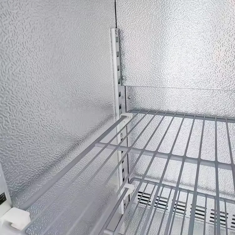 3 Glass Doors Counter Top Beverage Fridge Beer Display Cooler Refrigerator Under Back Bar Beer Cooler with Hinged Sliding Doors