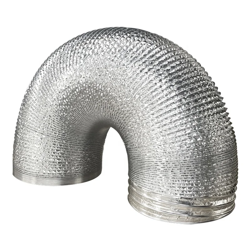 Air conditioning system aluminum foil round HVAC Insulated Flexible Connector Hydroponics ventilation heavy Duct