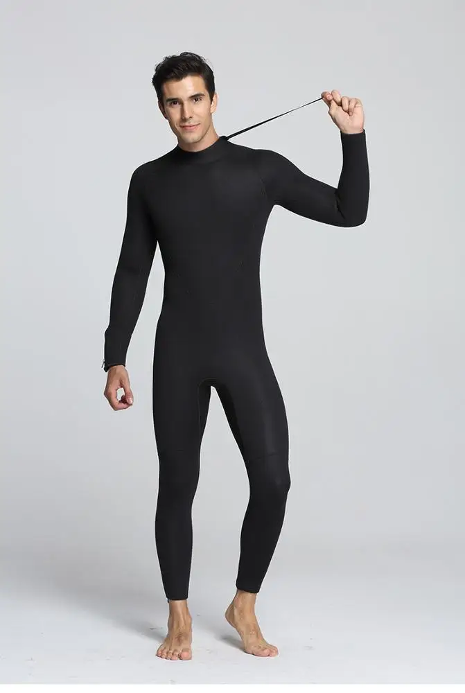 5MM Neoprene Wet suit Spearfishing Wetsuits for Underwater Hunting Hooded 2-pieces Thicker Scuba Diving Suit