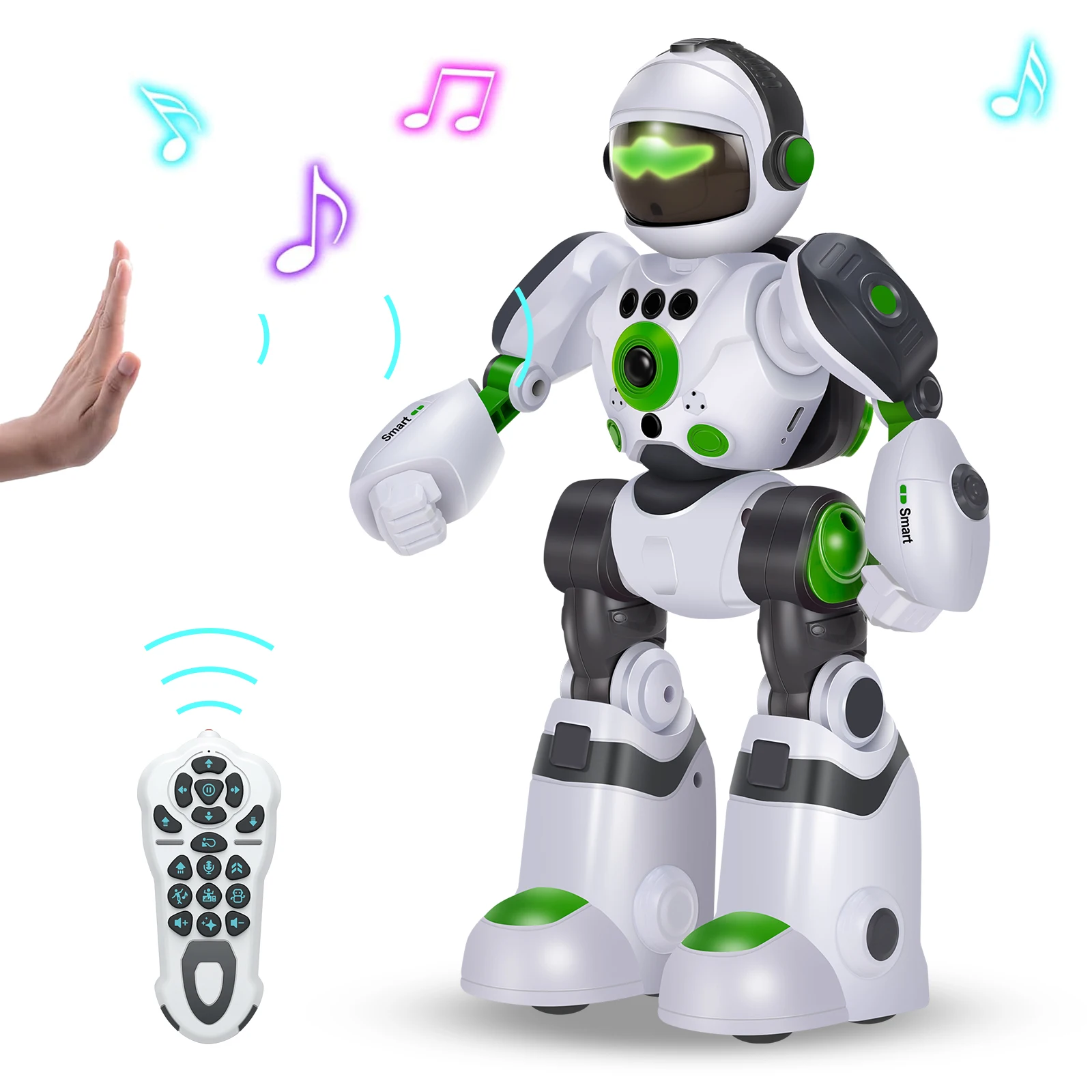 Educational Toys Multifunctional Kids Electric Smart Programming Stunt toy Robots Technology Intelligent Cartoon Toy Robots