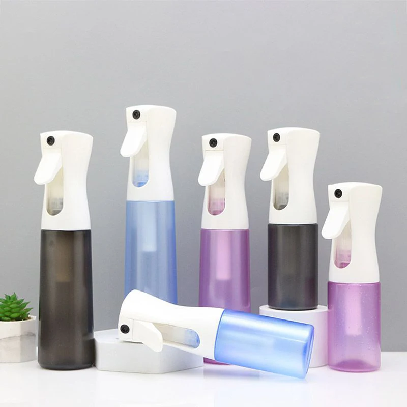 Hot Sale Wholesale 200ml 300ml 500ml Cheap Empty Plastic Water Fine Mist Spray Hair Continuous Bottle