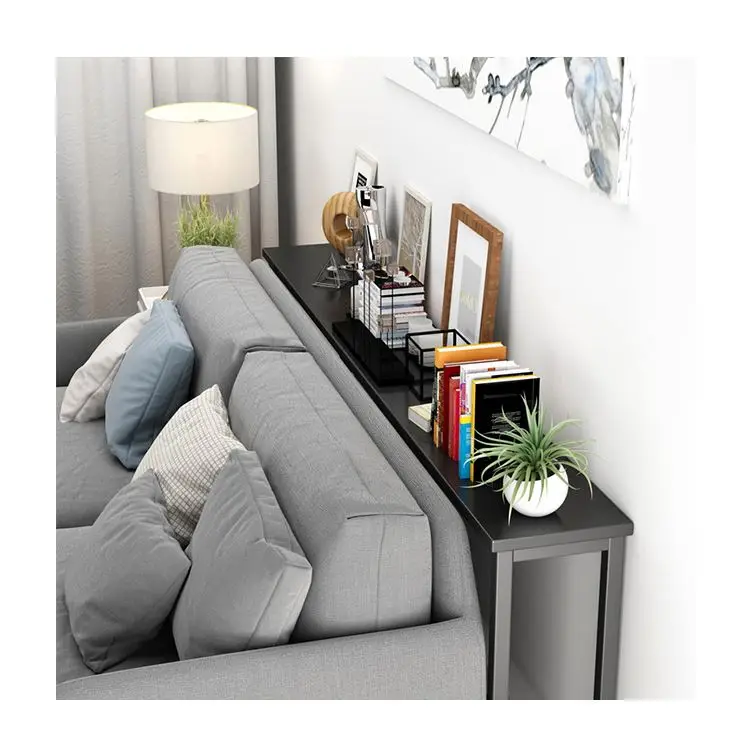 
Modern hallway table living room long table console table shelf 