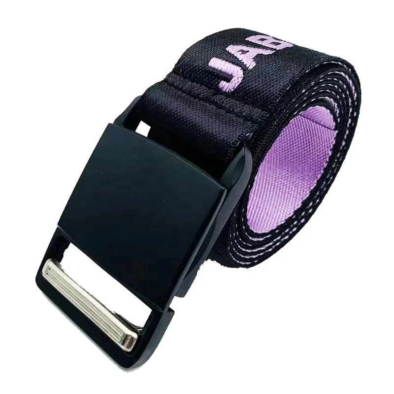 Custom Heavy Duty Quick Release Metal Magnetic Buckle Thickened Woven Nylon Outdoor Training Tactical Guns Shooter Belt For Men