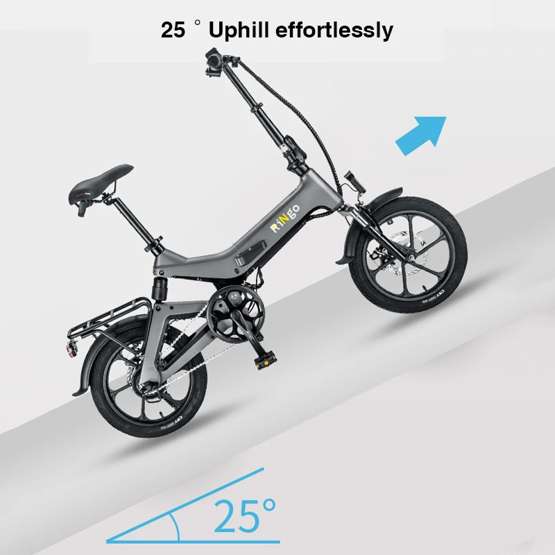 Popular k6 Wholesale Bikes Foldable Magnesium Alloy Frame 16inch Folding Electric Bike