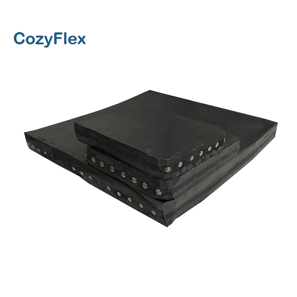 Factory Price Top Quality Steel Cord Transparent Tube Rubber Conveyor Belt For Stone Plant