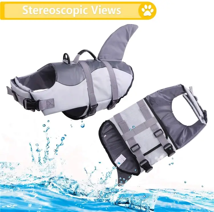 Personalized Float Coat  Buoyant Secure Reflective Dog Life Vest Jacket