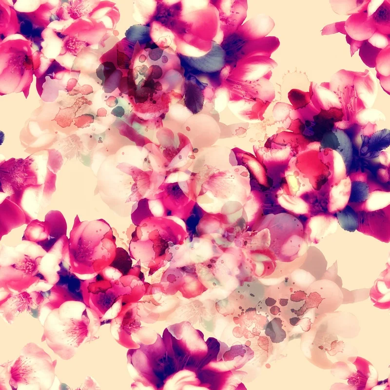 Fonesun-SK591 шелковая ткань с принтом из Китая