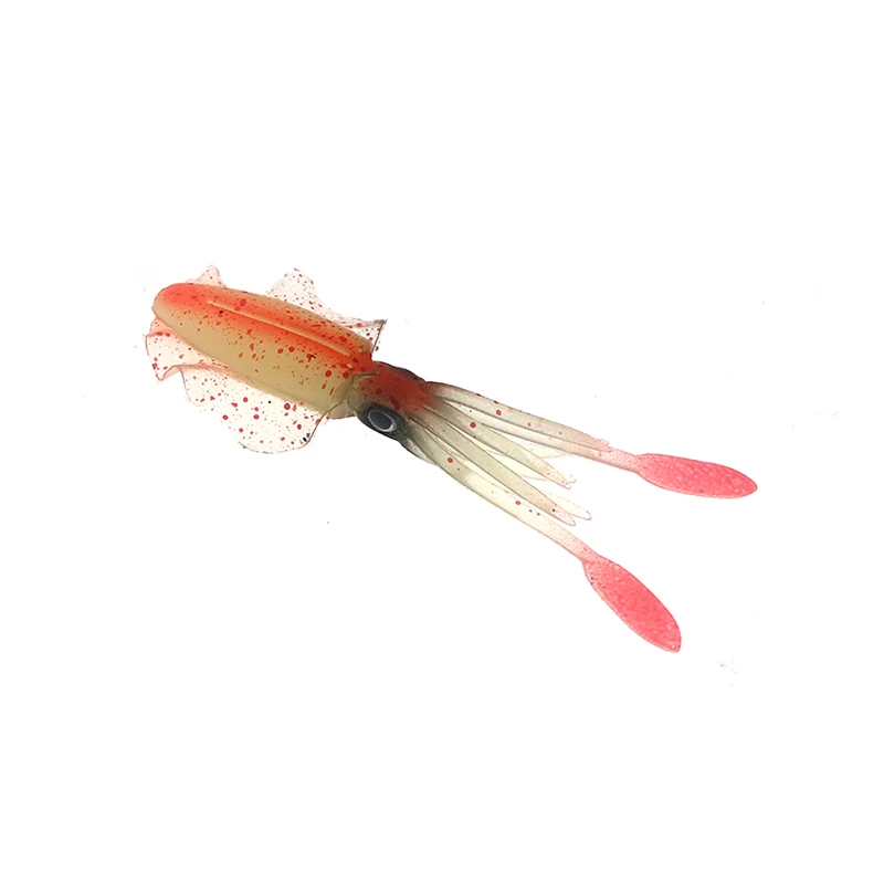 Fishing Soft Lure 7g 100mm Luminous/UV Squid Jig Fishing Lures Octopus Calamar For Sea Fishing Wobbler Bait Jigging