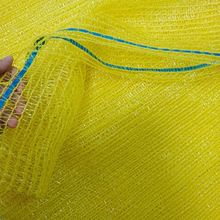 custom color size leno net bags for sale reusable raschel mesh bags for firewood potato onion