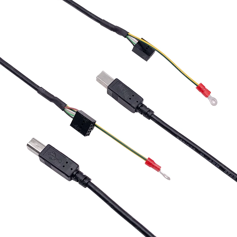Custom High Quality USB 2.0 BM Connector Printer Cable Type B Male Cable