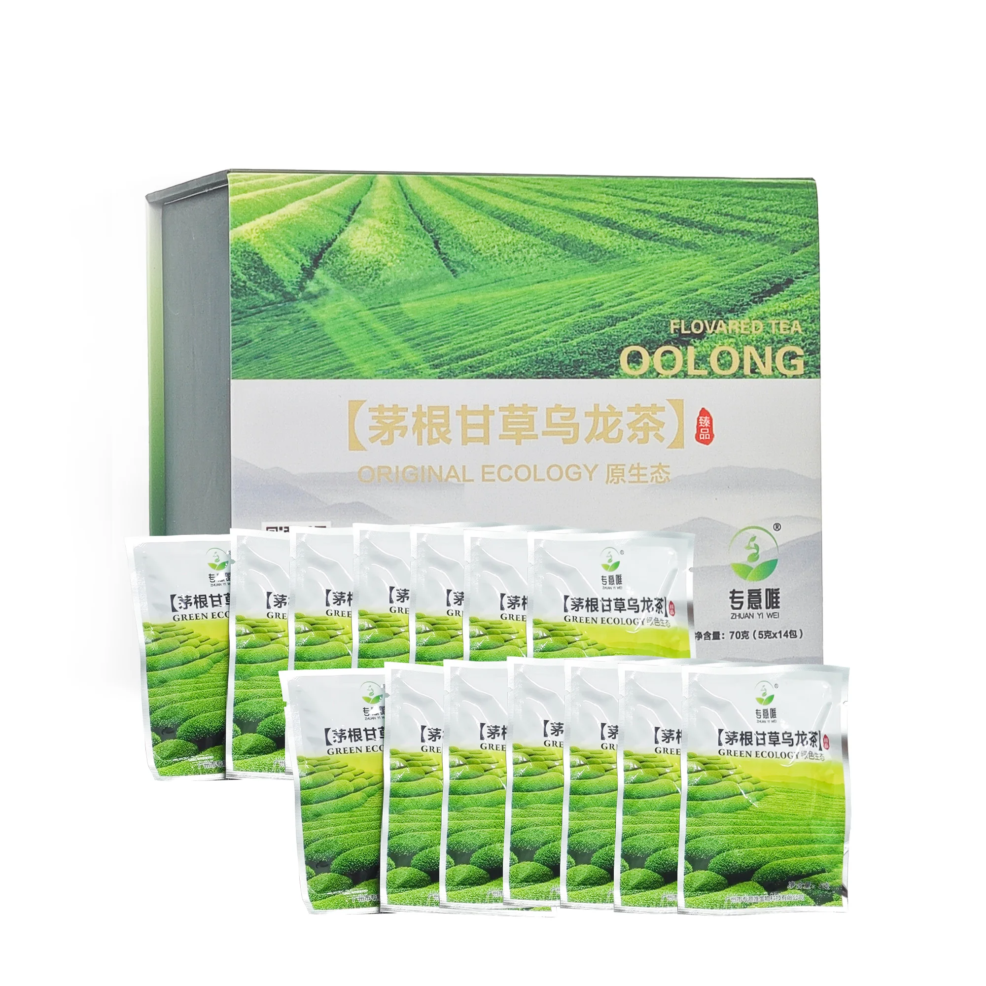 Коробка из 14 штук импортеры черного чая Tieguanyin Oolong китайский травяной чай для похудения отбеливание живота