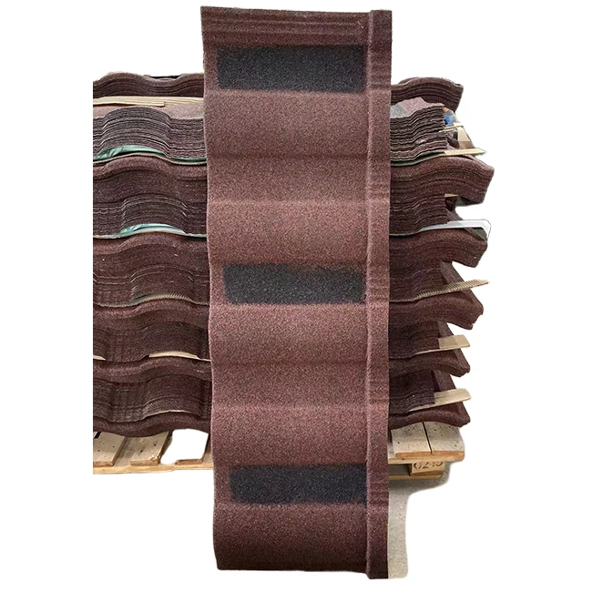 China supply Quality certificated durable colorful shingle tile waterproof stone granule coating metal roof tiles