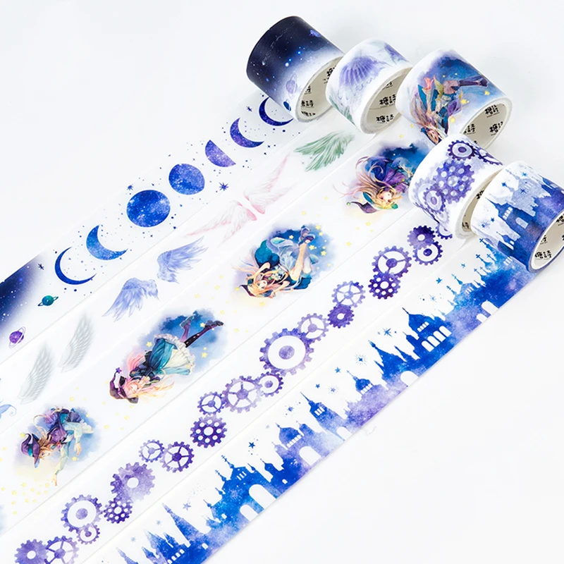 Tape Manufacturer Custom Washitapes Design Self Adhesive Color Decoration Masking Paper Washi Tape