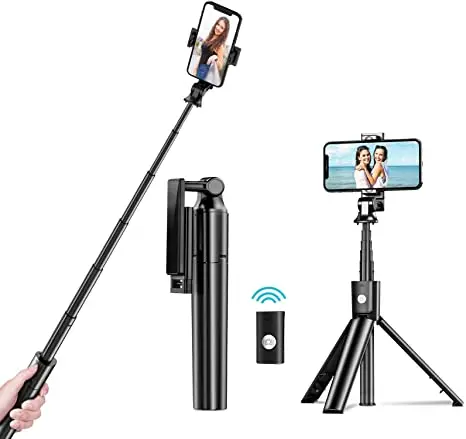 Slamoe Q02s Gimbal Wireless Professional Mini 360 Tripod Blue tooth Flexible Selfie Stick