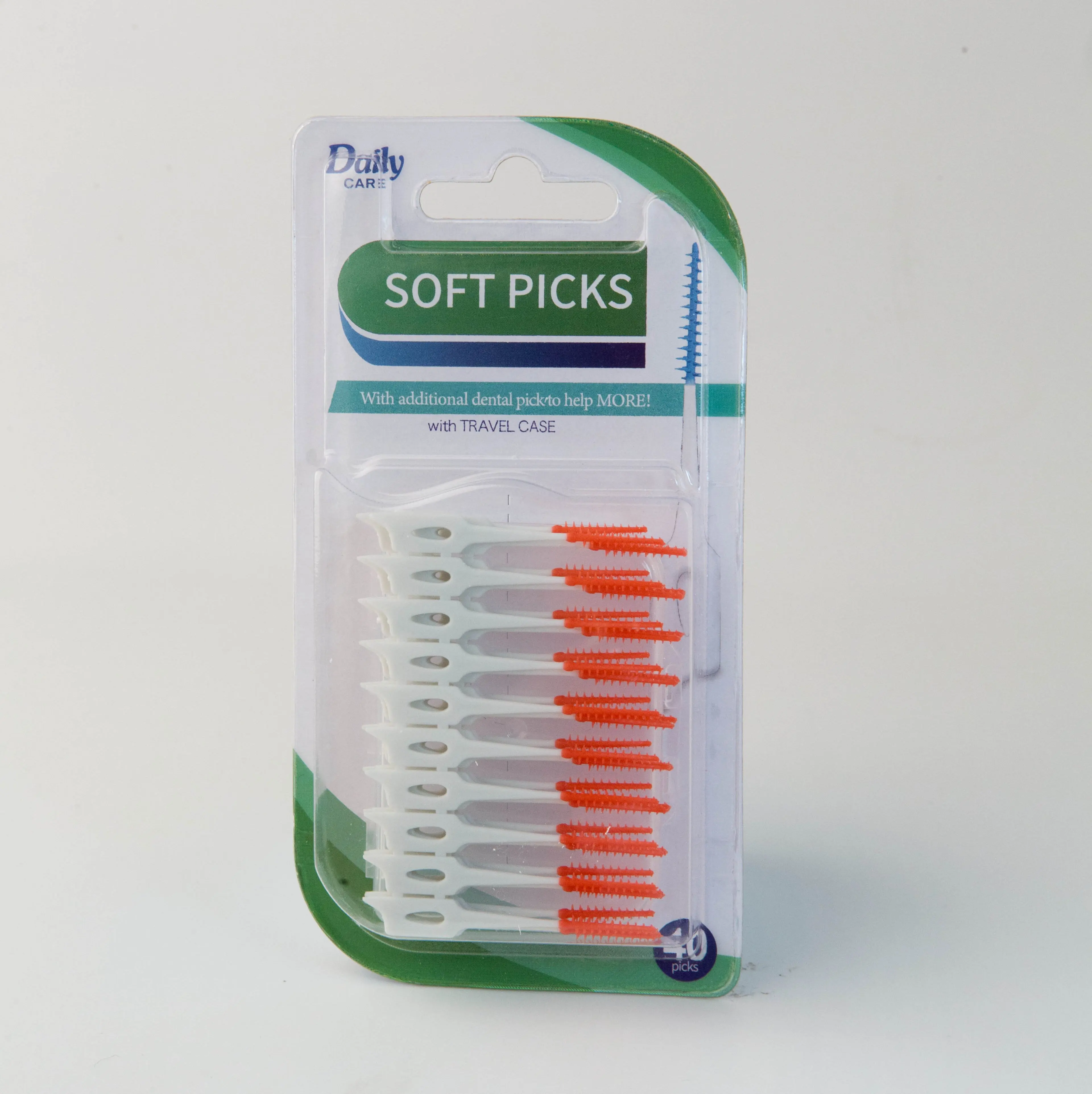 Small Bird Oral Hygiene Soft Toothpick Interdental Brush for Adults with Stainless Steel Wire Rubber Head Oral Cleaning Product