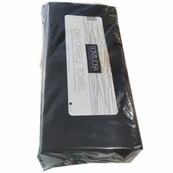 disposable bleach proof black salon towels white