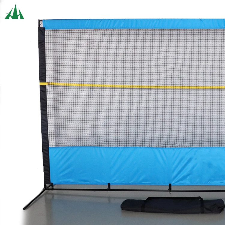 Portable 3.6*1.8m Squash Tennis Rebounder 12*6ft Tennis Rebound Net Squash Rebounder Tennis Softball Practice Screen Net
