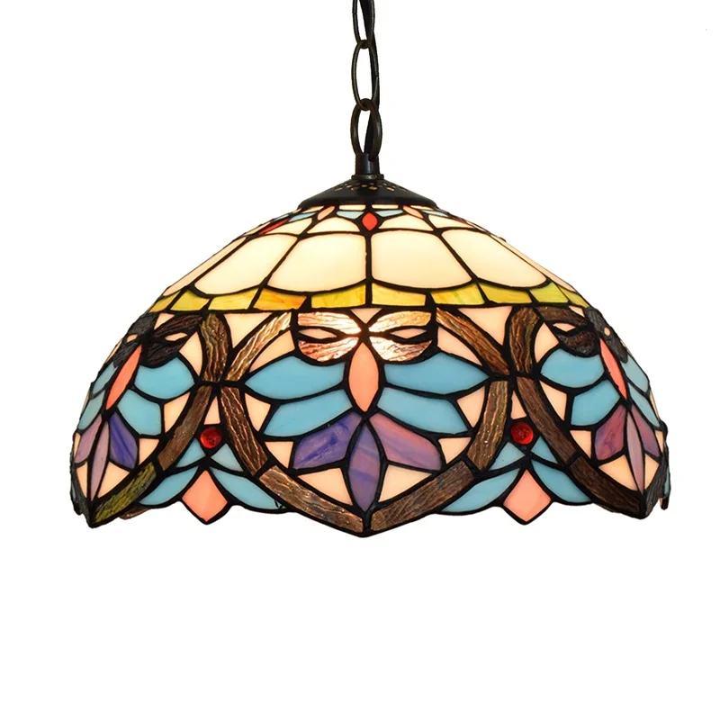 Wholesale Made In China Hanging Lamp Lighting Restaurant Led Decorative Tiffany Style Pendant Lamp Light