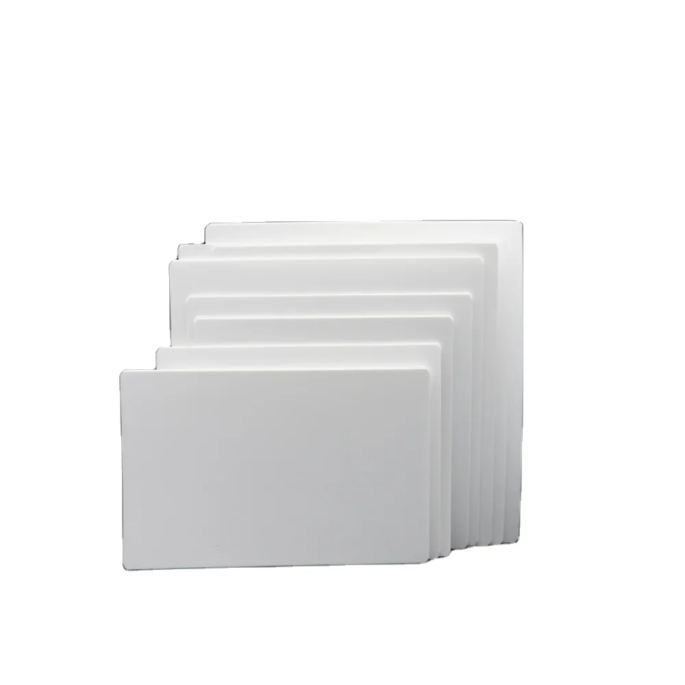 Custom A4 0.5mm - 3mm Rigid Matte Glossy White PP Plastic Sheet PP Board For Cards Stationery Packing Box