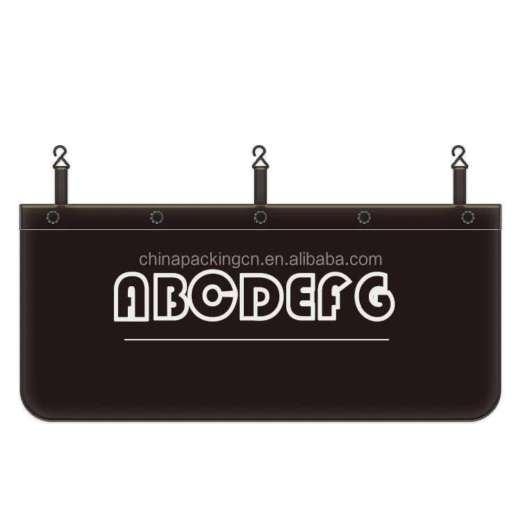 Custom Logo Best Black PU Leather Protective Car Protection Magnetic Car Fender Cover