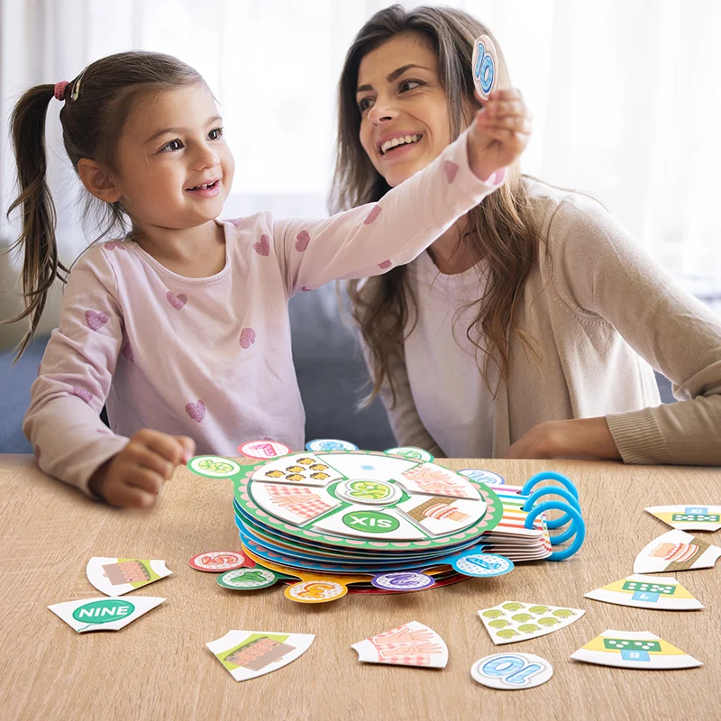 New Product 2024 Montesori Early Educational Baby DIY Clock Kit Quiet Book Children Number Time Cognitive Learning Busy Book Toy