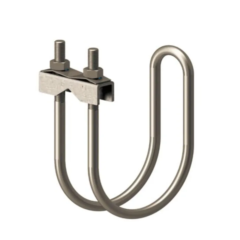 Customized High Quality Piping Connector Cross Double U-shaped Pipe Clamp U Bolts With Hex Nut And Washer