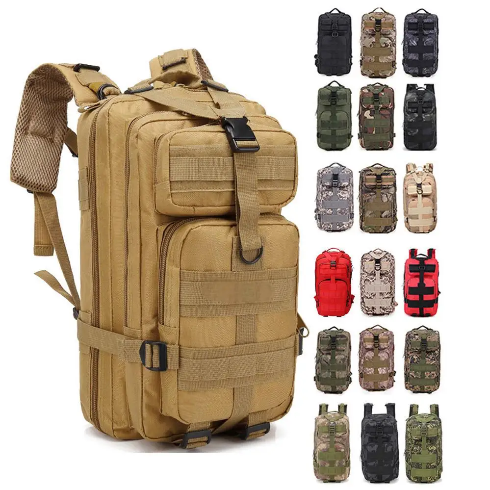 Camping Hiking Hunting Oxford Rucksack Molle Back Pack Outdoor Travel Sport Bag 30L Tactical Backpack