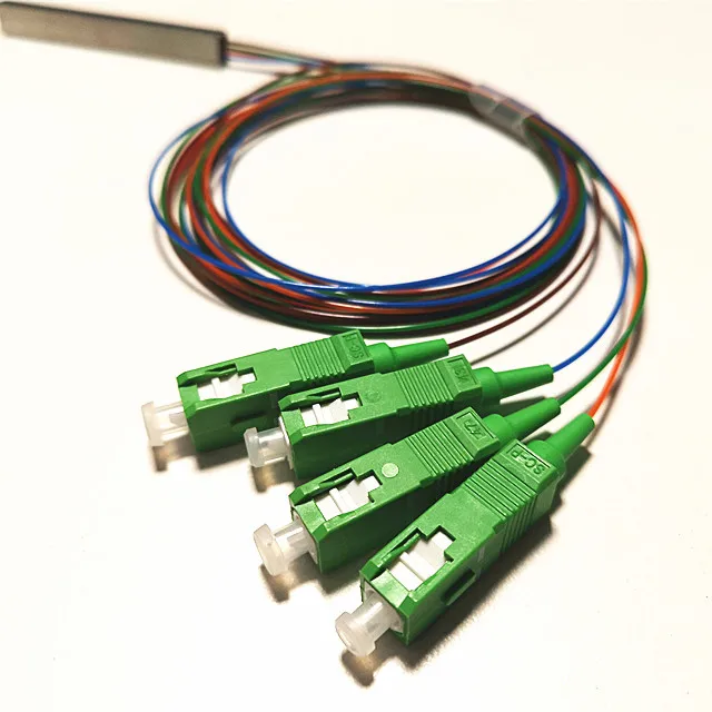  Фабричный мини-Сплиттер PLC на заказ 1x2 1x4 1x8 1x16 для волоконно-оптического ПЛК 1 м или 5 оптический сплиттер G657A с SC/UPC