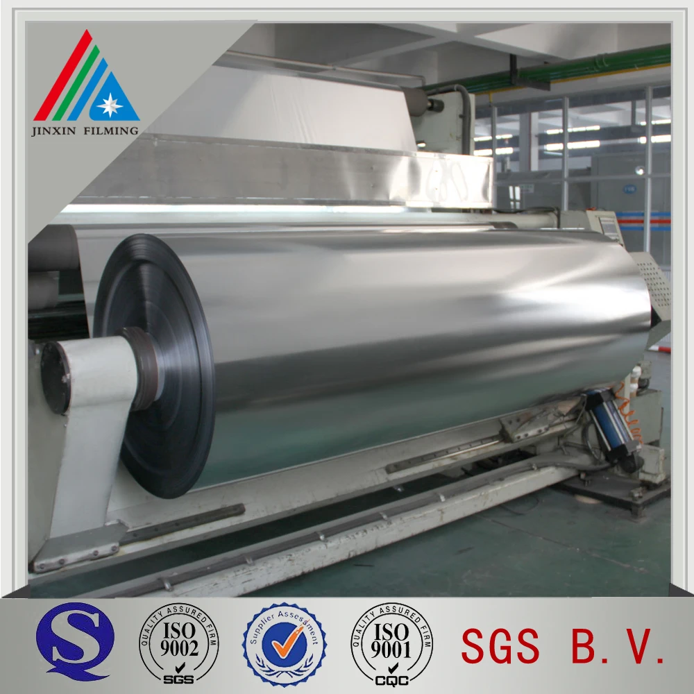 High reflectivity Aluminum Metallized Reflective Mylar Film Jumbo Roll