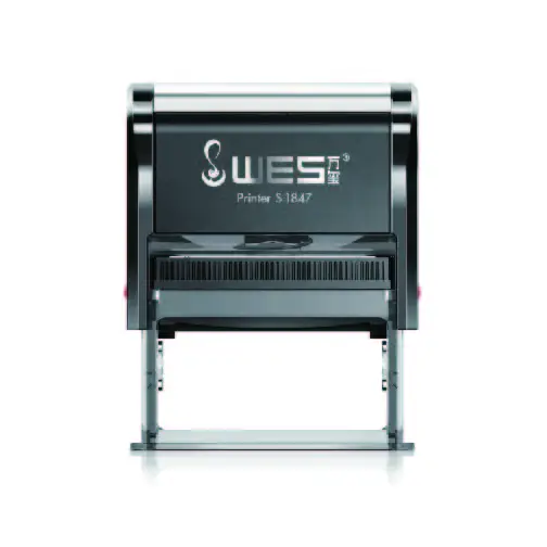 Customization stamp WES S-1847 self-inking stamp for office use rubber stamp
