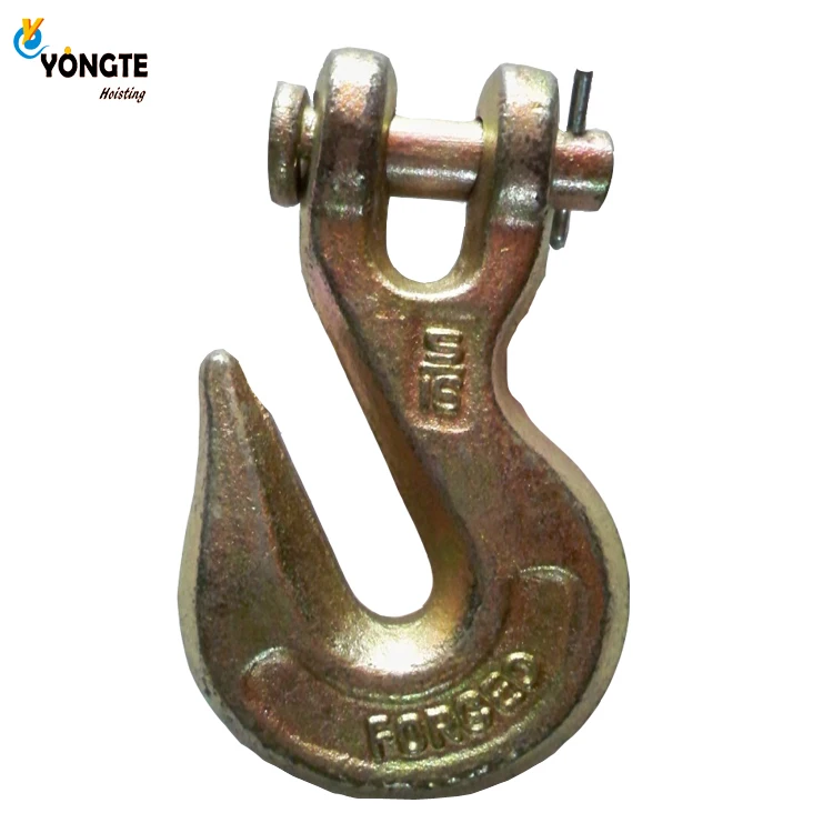 Heavy duty 1/4 g80 clevis grab hook